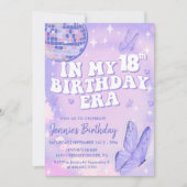 私の18誕生日時代パーティー 招待状 (正面)