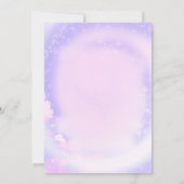 私の18誕生日時代パーティー 招待状 (裏面)