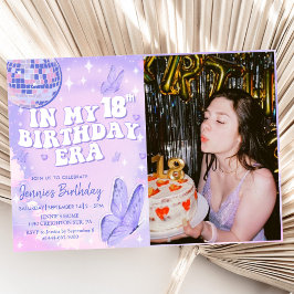 私の18誕生日時代パーティー 招待状