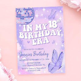 私の18誕生日時代パーティー 招待状