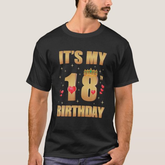 私の18誕生日18歳18誕生日 Tシャツ (正面)
