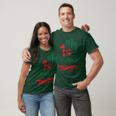 私の1stクリスマスおもしろ tシャツ (ユニセックス)