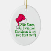 私の2つの前歯! セラミックオーナメント (右)