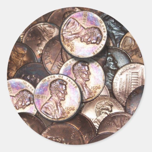 私の2セント価値 ラウンドシール (正面)