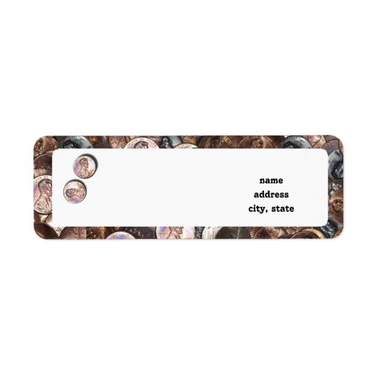 私の2セント価値 ラベル (正面)