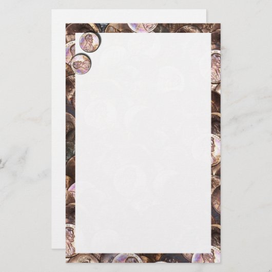 私の2セント価値 便箋 (正面/裏面)