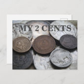 私の2セント ポストカード (正面/裏面)