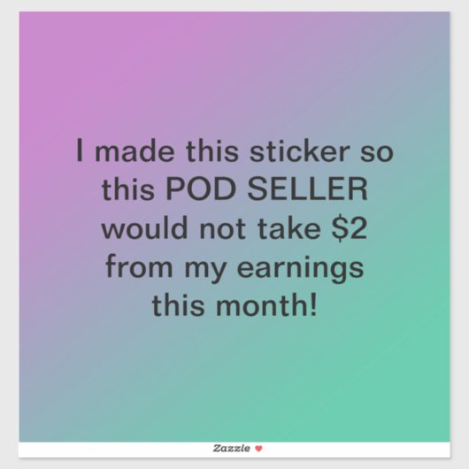 私の2ドルを取らないで シール (シート)