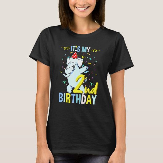 私の2回目の誕生日のダビングゾウ Tシャツ (正面)