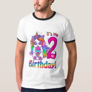 私の2回目の誕生日アイスクリーム Tシャツ