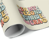 私の2年生の時代で2年生の先生戻る ラッピングペーパー (ロールコーナー)