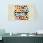 私の2年生の時代で2年生の先生戻る 横断幕 (トレードショー)