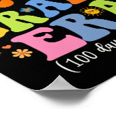 私の2年生の時代に学校の100日 ポスター (角)