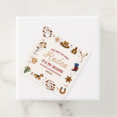 私の2番目のロデオ西カウボーイ2番目の誕生日パーティー フェイバータグ (インサイチュ)