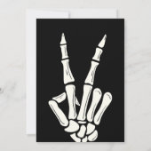 私の20代に死を ハロウィン 30歳の誕生日 招待状 (裏面)