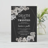 私の20代に死を 花を添えた30歳の誕生日 招待状 (スタンド正面)