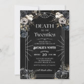 私の20代に死を 30歳の誕生日招待状 招待状 (正面)