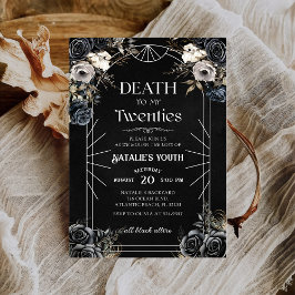 私の20代に死を 30歳の誕生日招待状 招待状