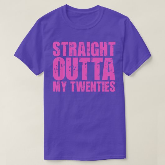 私の20代のストレート Tシャツ (デザイン正面)
