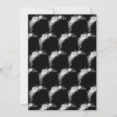 私の20代の黒いおもしろい30歳の誕生日パーティーに裂け 招待状 (裏面)