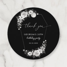 私の20代の黒い30歳の誕生日に裂け目 フェイバータグ