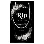 私の20代の黒い30歳の誕生日パーティーに裂け スモールペーパーバッグ (正面)