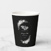 私の20代の黒い30歳の誕生日パーティーに裂け 紙コップ (正面)