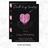 私の20代ハロウィーン任意の年の誕生日パーティーへの死 招待状