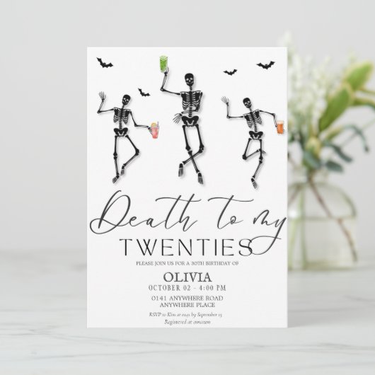 私の20代ハロウィーン30歳の誕生日への死 招待状 (スタンド正面)