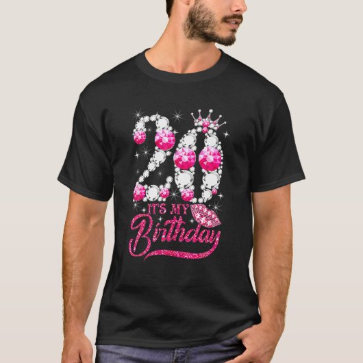 私の20番目の誕生日クイーン20歳の靴Cro Tシャツ (正面)