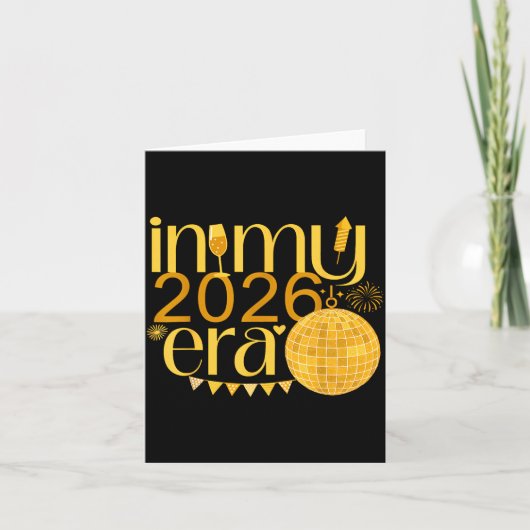 私の2026年時代の新年パーティーカウントダウン ファミ カード (正面)