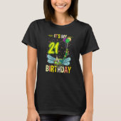 私の21歳の誕生日のトンボ虫 Tシャツ (正面)