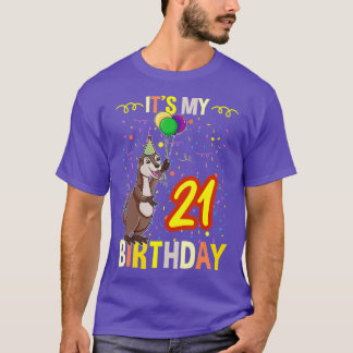 私の21歳の誕生日の海のオッター Tシャツ