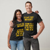 私の21歳の誕生日Tかわいい21歳の誕生日 Tシャツ (ユニセックス)