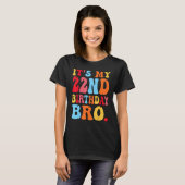 私の22誕生日Bro 22歳の少年少女 Tシャツ (正面フル)