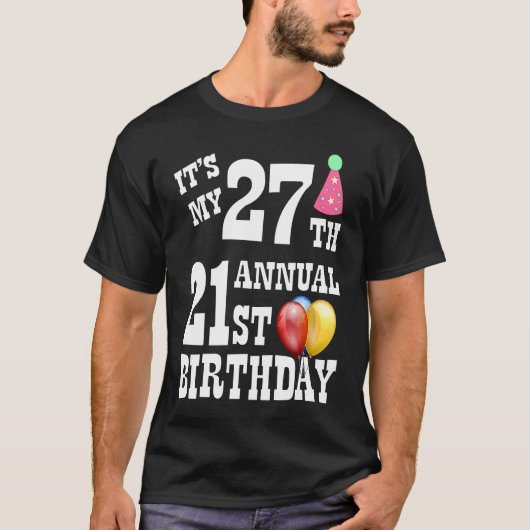 私の27回目の誕生日 Tシャツ (正面)