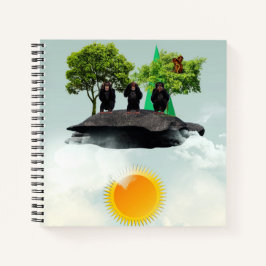 私の3匹のサル ノートブック