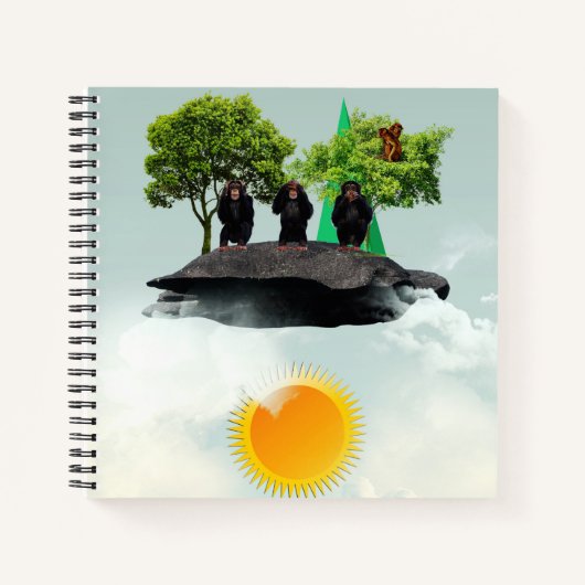 私の3匹のサル ノートブック (正面)