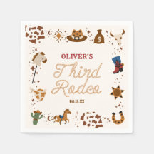 私の3番目のロデオ西カウボーイ3番目の誕生日パーティー