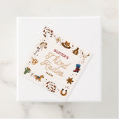 私の3番目のロデオ西カウボーイ3番目の誕生日パーティー フェイバータグ (インサイチュ)