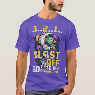 私の30周回軌道にブラッ太陽のプオフ、30歳の誕生日 Tシャツ