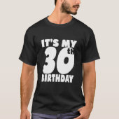 私の30歳の誕生日30歳の少年と少女Dだ Tシャツ (正面)