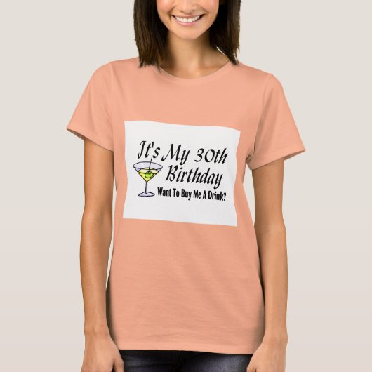私の30歳の誕生日 Tシャツ (正面)