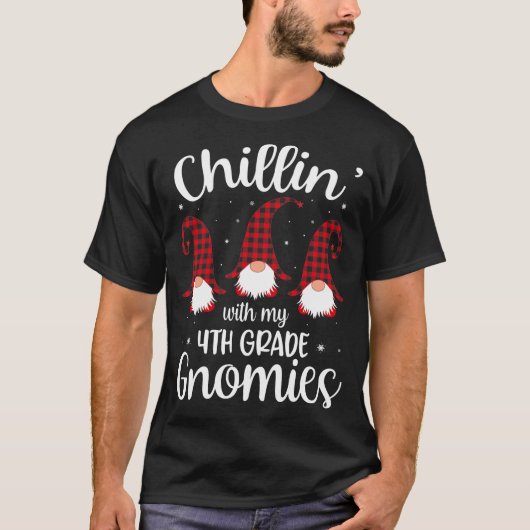 私の4年生のグノーミーとChillin' -先生Chris Tシャツ (正面)