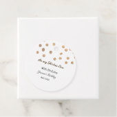 私の40年代の黄金のドットハッピーバースデー フェイバータグ (インサイチュ)