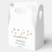 私の40年代の黄金のドットハッピーバースデー フェイバーボックス (オープン)