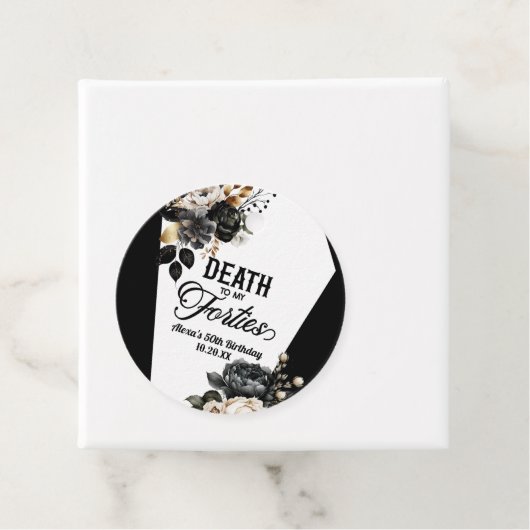 私の40歳のフローラ50歳の誕生日パーティーへの死 フェイバータグ (インサイチュ)