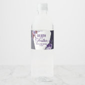 私の40歳のフローラ50歳の誕生日パーティーへの死 ペットボトルラベル (正面)