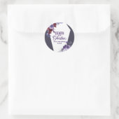 私の40歳のフローラ50歳の誕生日パーティーへの死 ラウンドシール (バッグ)