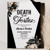 私の40歳のフローラ50歳の誕生日パーティーへの死 招待状